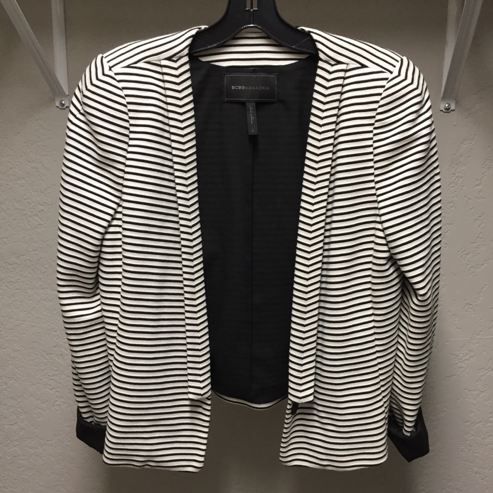 BCBG Striped Blazer